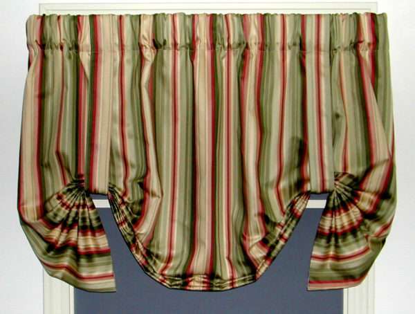 Mateo Stripe Tie-up Valance