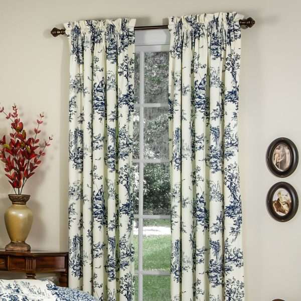 Rod Pocket Curtain Pair - Bouvier Blue by Thomasville