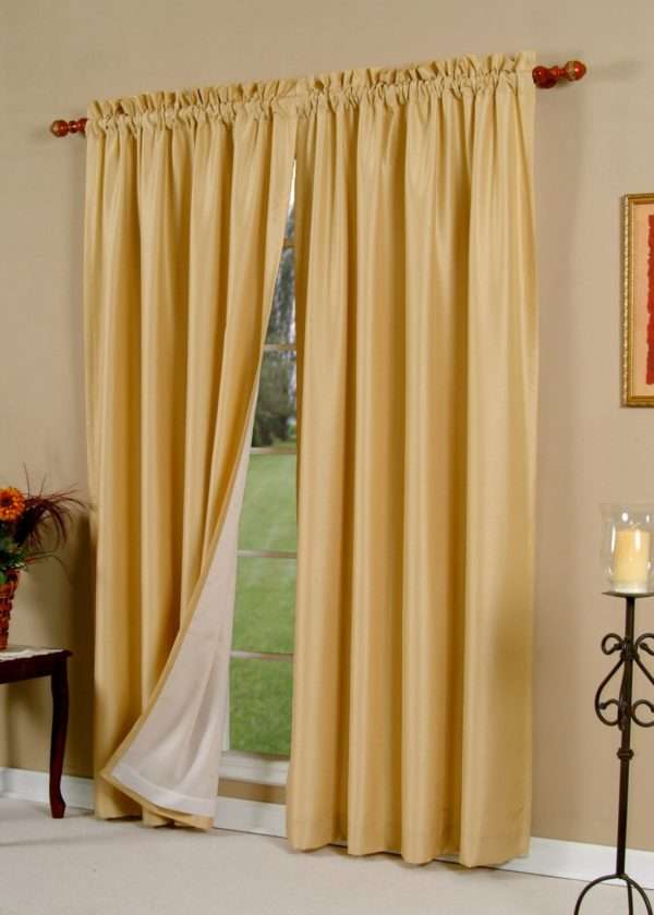 120" Pole Top Panel - Persia Gold