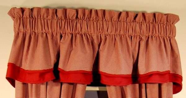Logan Check Bradford Valance - CLEARANCE