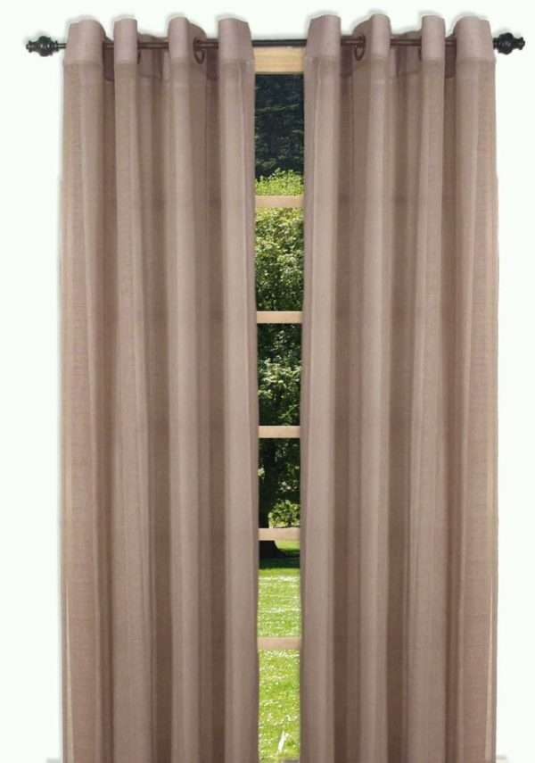 Bal Harbour Semi Sheer Grommet Curtain Panel - Image 3