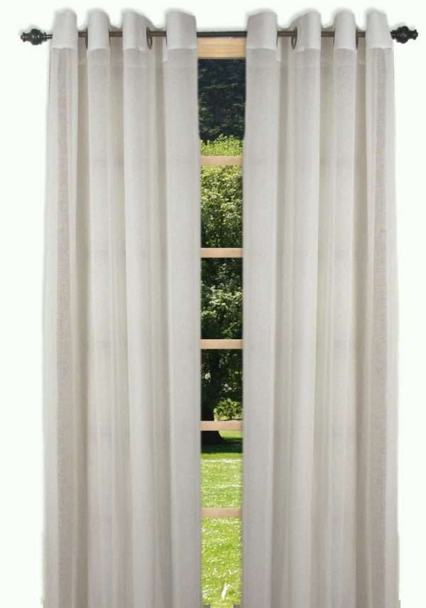 Bal Harbour Semi Sheer Grommet Curtain Panel - Image 5