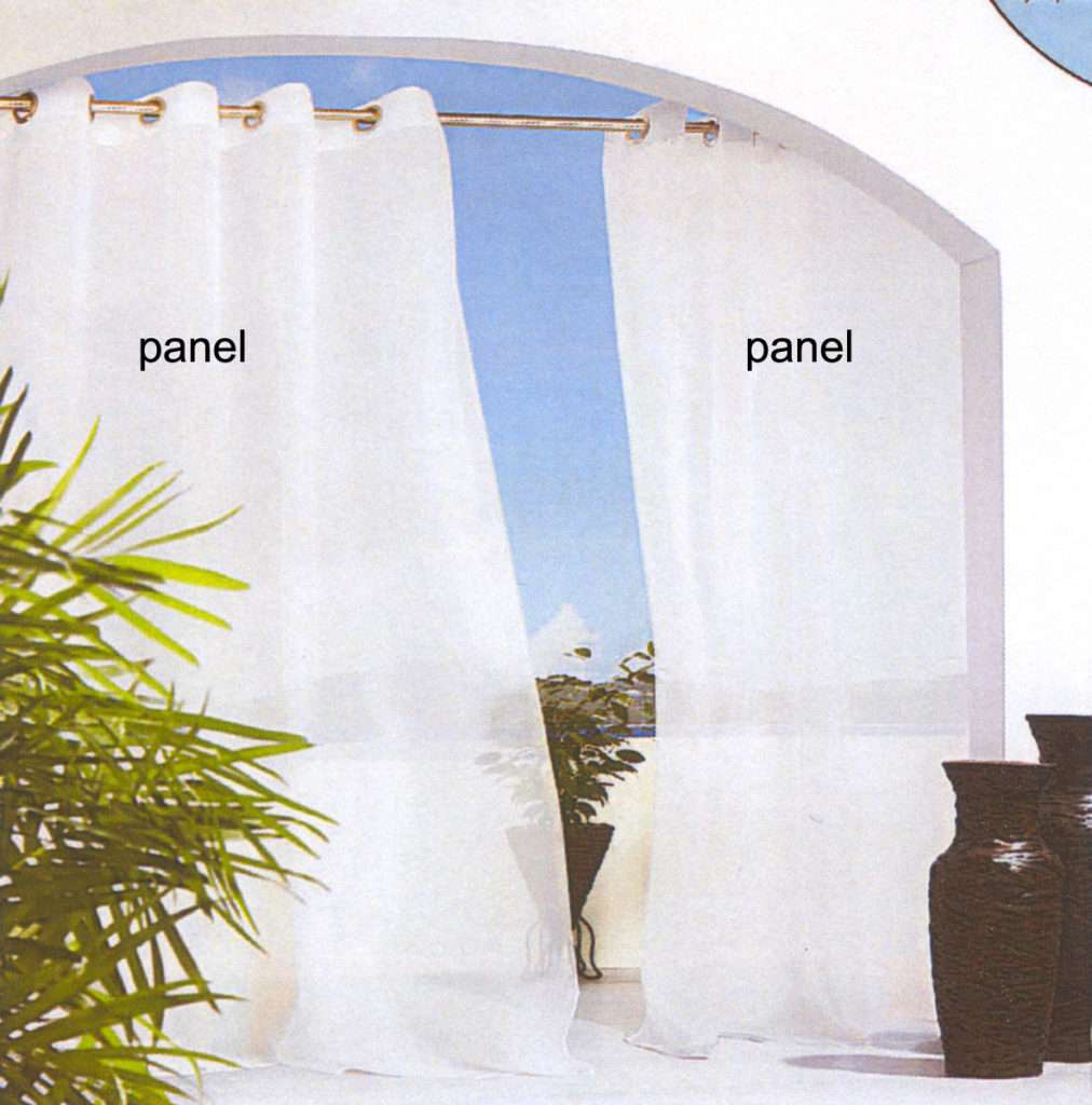 grommet panel indoor outdoor escape solid