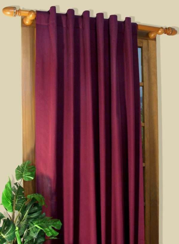 Hometown Dual Header Insulated Rod Pocket Tab Panel