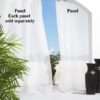 indoor outdoor escape solid grommet panel