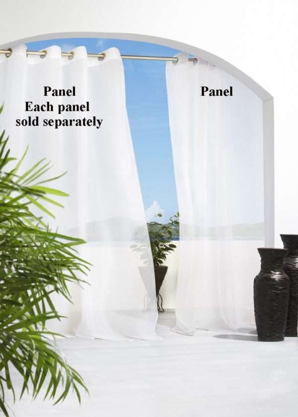 indoor outdoor escape solid grommet panel