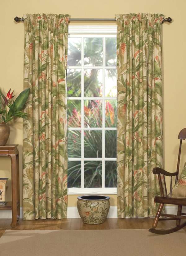 Rod Pocket Curtain Pair - La Selva Natural by Thomasville