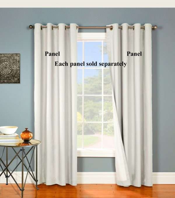 Nantucket Black Out Grommet Curtain Panel - Thermalogic - Image 3