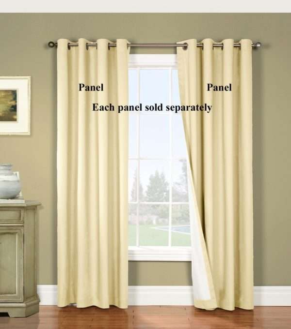 Nantucket Black Out Grommet Curtain Panel - Thermalogic - Image 2
