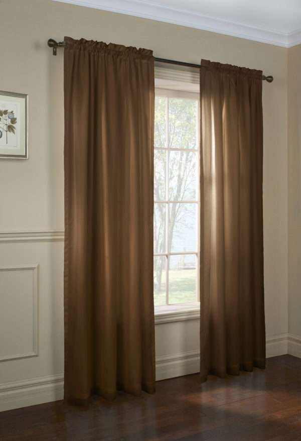 Rhapsody Lined Insulated Sheer Rod Pocket Panel - Thermavoile - Image 4