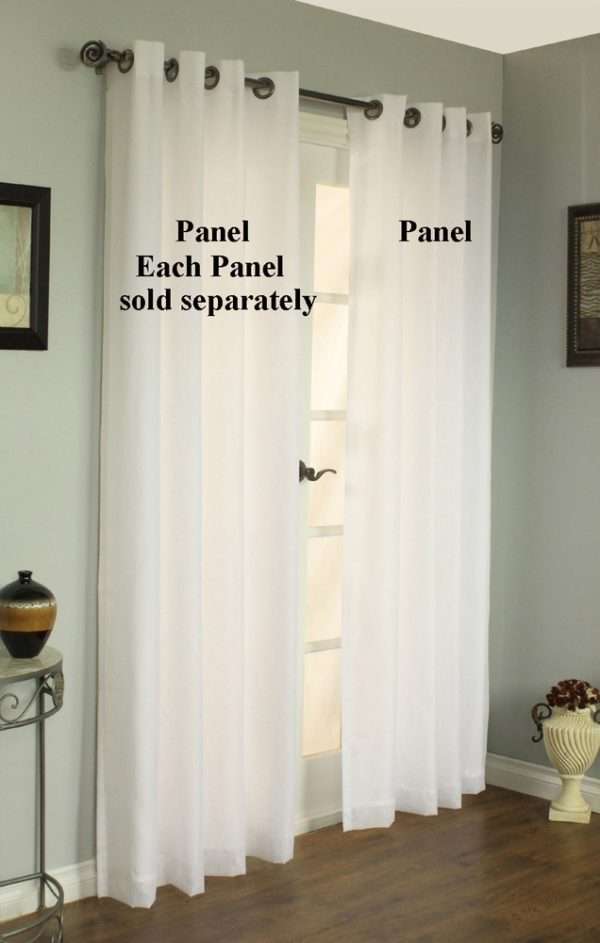 Rhapsody Lined Thermavoile Grommet Top Panel - Image 4