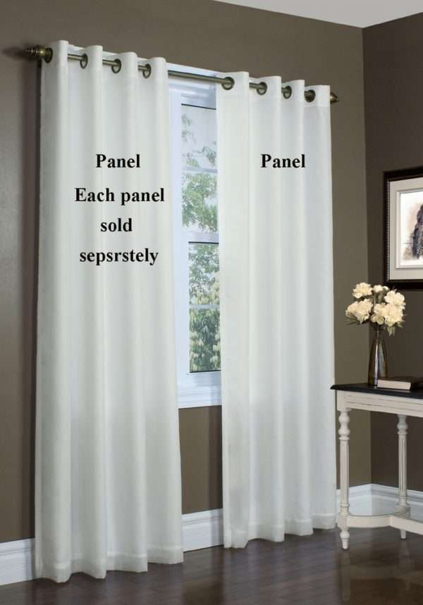 Rhapsody Lined Thermavoile Grommet Top Panel - Image 3