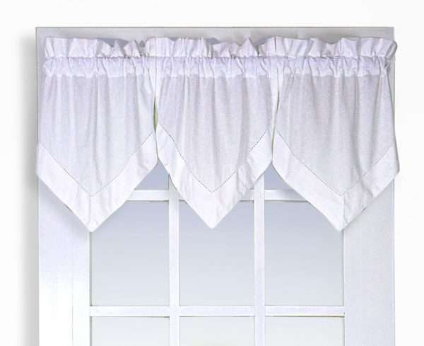 3 Piece Handkerchief Valance - Simplicity