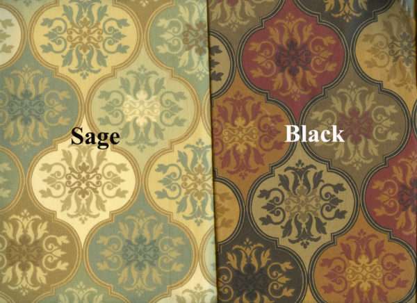 Tie-Up Valance - Omaha - Brown Black - Image 2