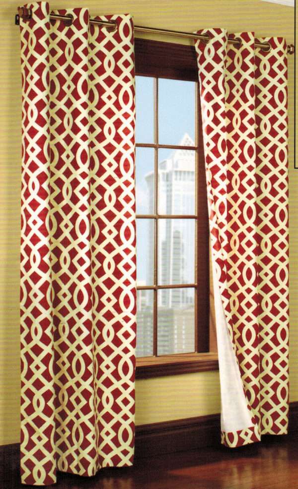 Thermalogic Trellis Grommet Curtain Panels