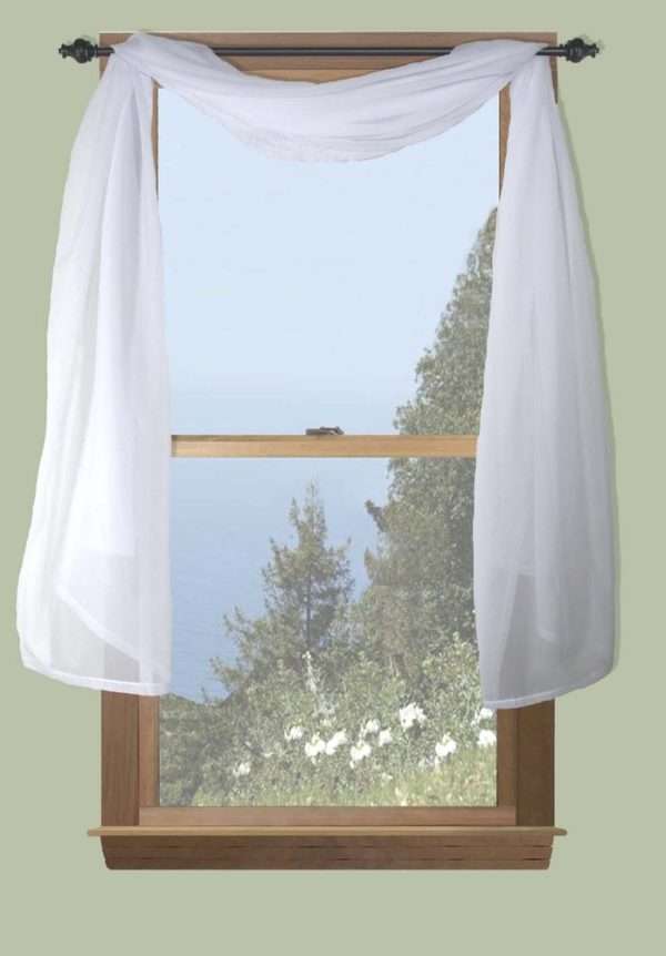 Scarf Valance - Oyster Bay Ivory - Image 2