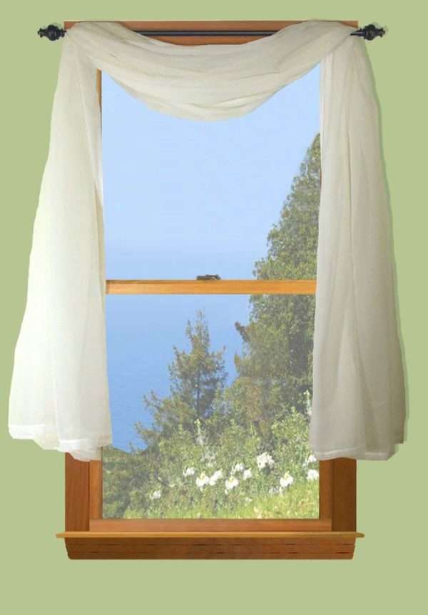 Scarf Valance - Oyster Bay Ivory - Image 3