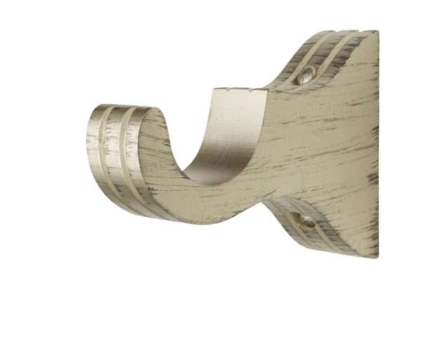 3 1/2" Return Wood Royal Bracket (for a 1-3/8 inch diameter rod) - Belmont - Image 3