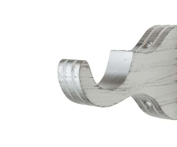 3 1/2" Return Wood Royal Bracket (for a 1-3/8 inch diameter rod) - Belmont - Image 7