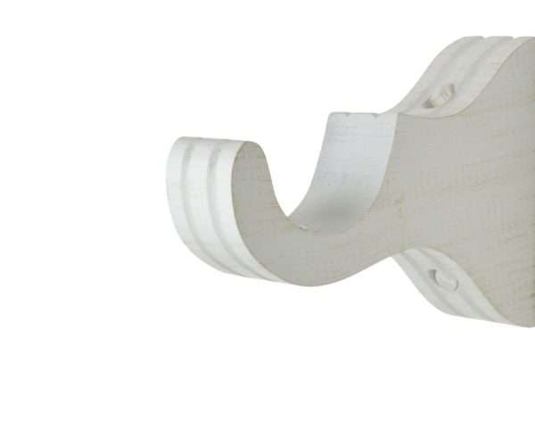 3 1/2" Return Wood Royal Bracket (for a 1-3/8 inch diameter rod) - Belmont - Image 8