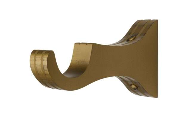 6 inch Return Wood Royal Bracket (for a 2 inch diameter rod) - Belmont