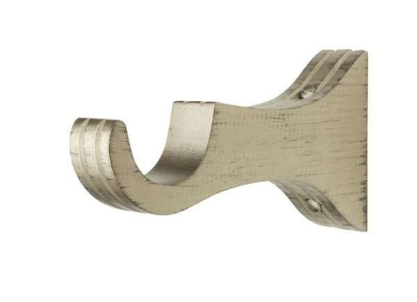 6 inch Return Wood Royal Bracket (for a 2 inch diameter rod) - Belmont - Image 3