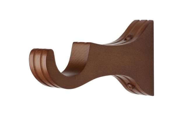 6 inch Return Wood Royal Bracket (for a 2 inch diameter rod) - Belmont - Image 6