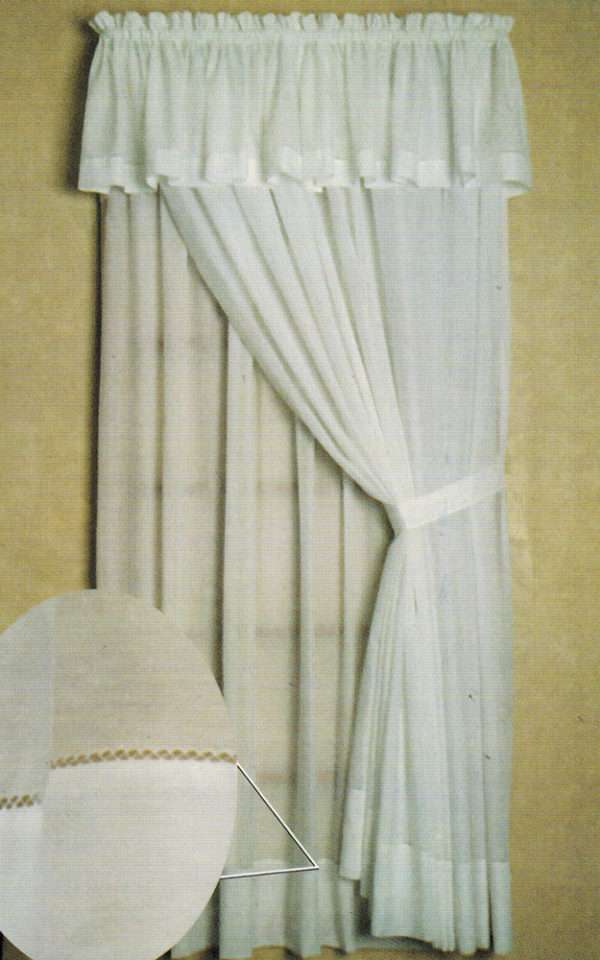72" Semi Sheer Panel - Tudor Batiste - CLEARANCE