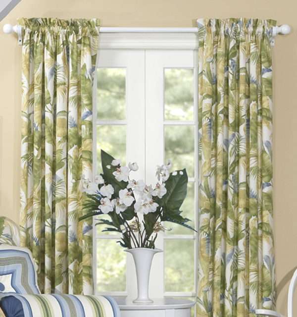 84"L Rod Pocket Curtain Pair - Cayman by Thomasville