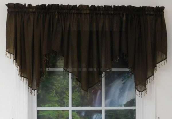 Evelyn Crinkled Voile - Ascot Valance - CLEARANCE