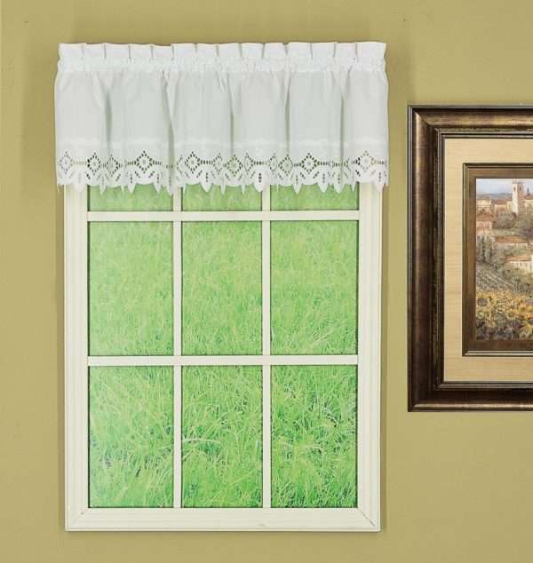 Battenburg Embroidered Valance