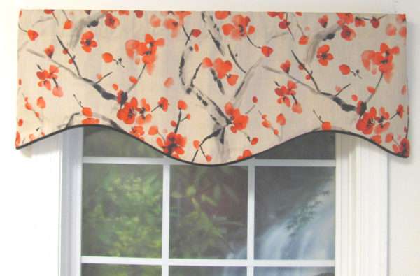 Blossoms Cherry Avalon Valance