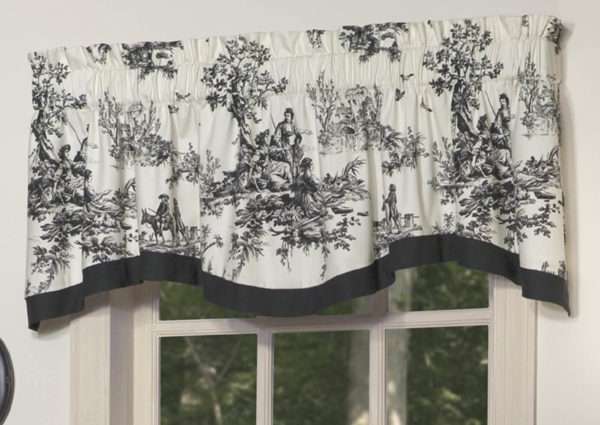 Shaped Valance - Bouvier Black by Thomasville