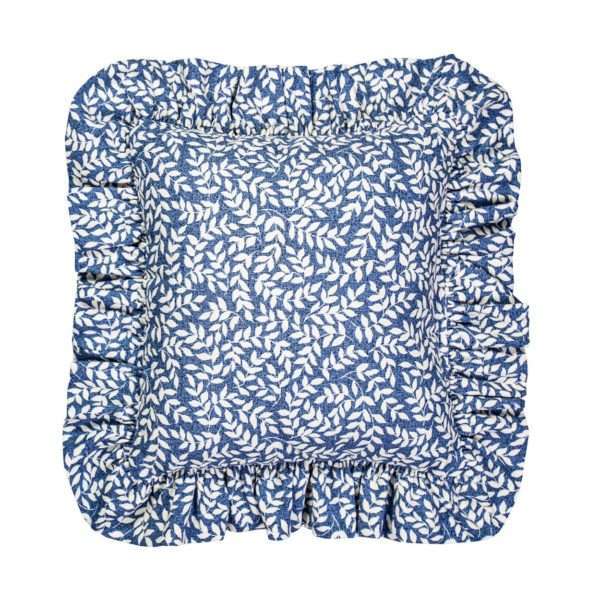 Square Pillow with Ruffle - Bouvier Blue by Thomasville