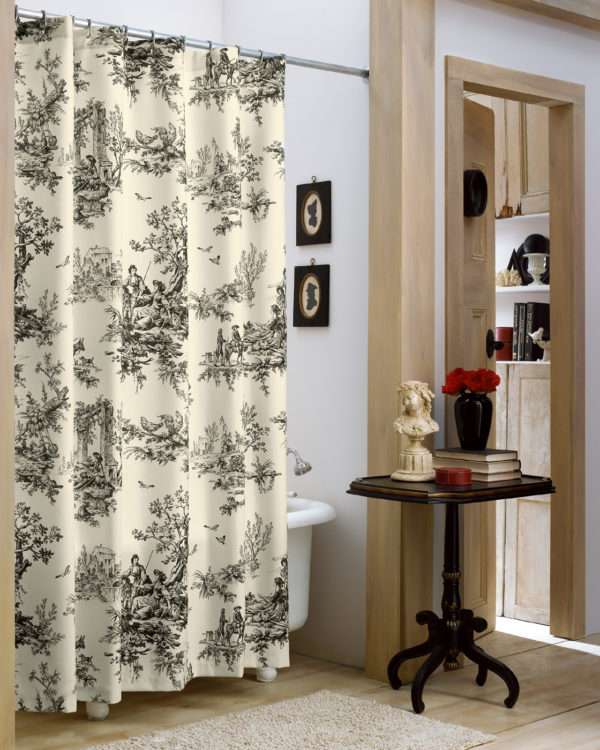 Shower Curtain - Bouvier Black by Thomasville