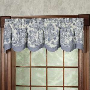 Victoria Park Toile Bradford Valance