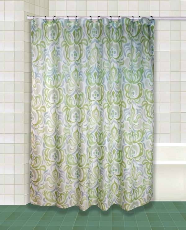Circus Shower Curtain - Green