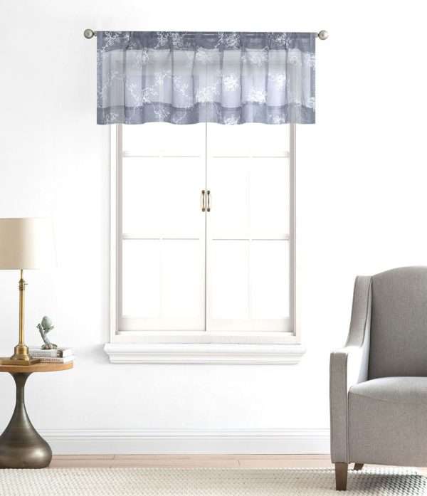 Claire Embroidered Sheer Valance