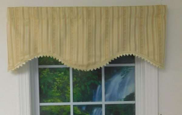 T-Dashing Cornice Valance - Aqua Blue