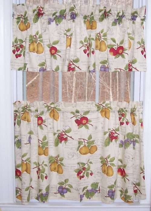 Country Fruit Kitchen Curtains CLEARANCE