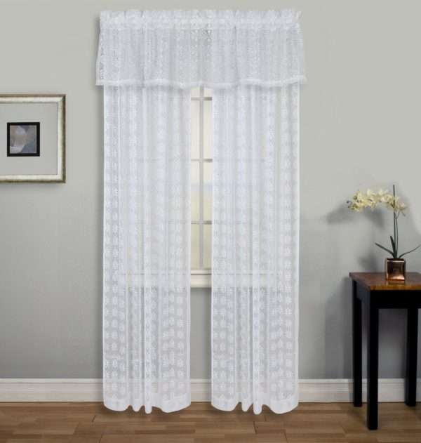 Crochet Lace Panel/Valance