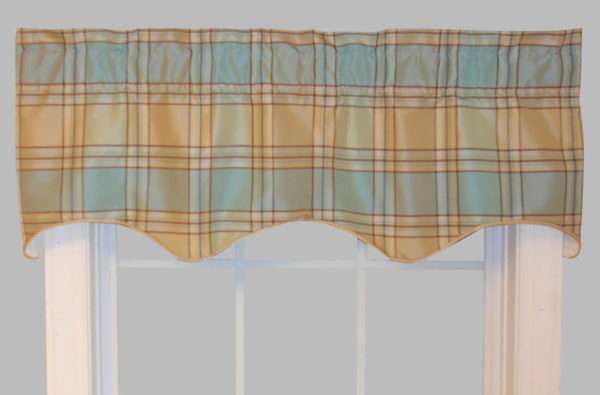Burroughs Plaid Duchess Insert Valance