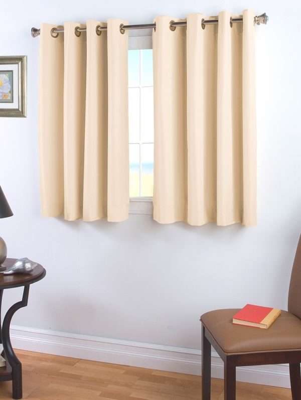 Elegance Insulated Grommet Curtain with Wand - Image 2