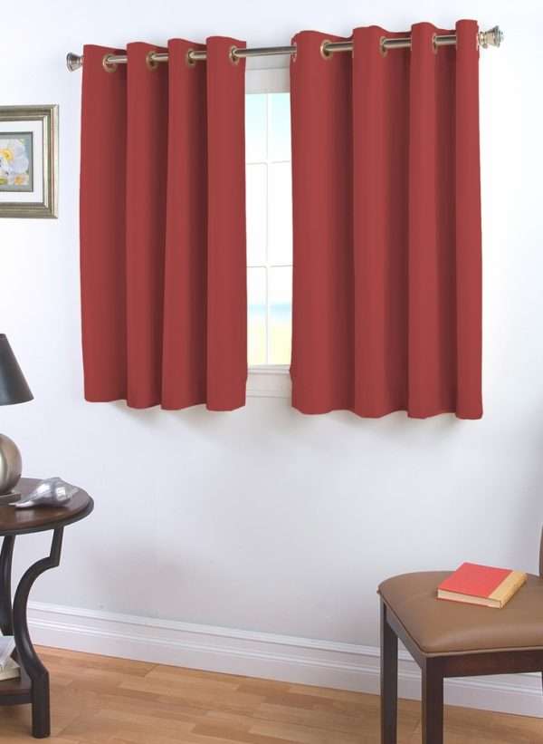 Elegance Insulated Grommet Curtain with Wand - Image 3
