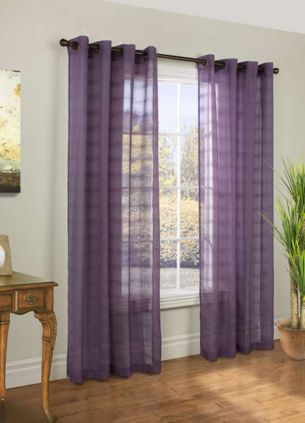 Encore Bouncle Grommet Top Sheer Panel - Habita - CLOSE OUT
