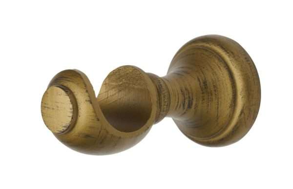 European Wood Bracket 3-3/4 inch Return (for a 2 inch diameter rod) - Belmont