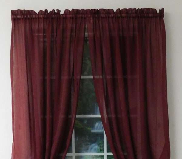 Evelyn Crinkled Voile - 95" Tailored Panel - CLEARANCE - Image 2