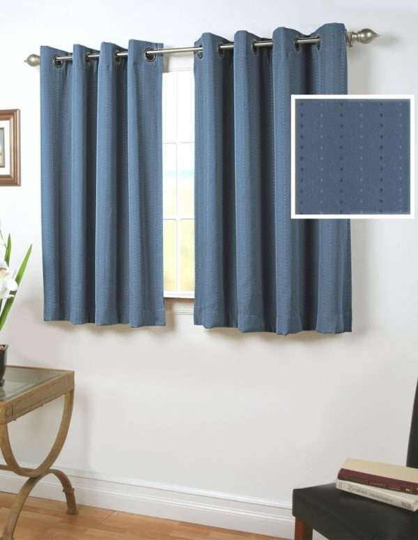 Grand Pointe Room Darkening Insulated Grommet Curtain with Wand - Image 2