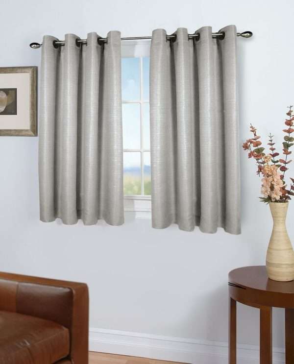 Grasscloth Grommet Shortie Panel - Image 2