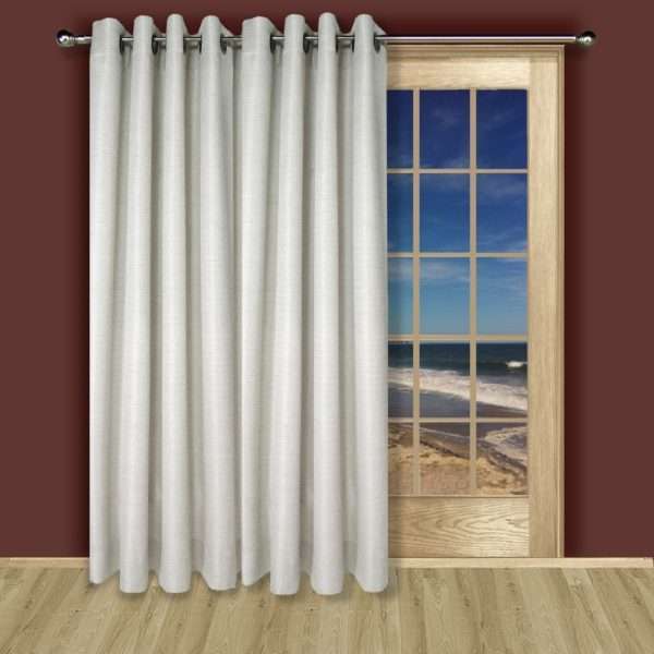 Grasscloth Lined Grommet Patio Panel - Image 6